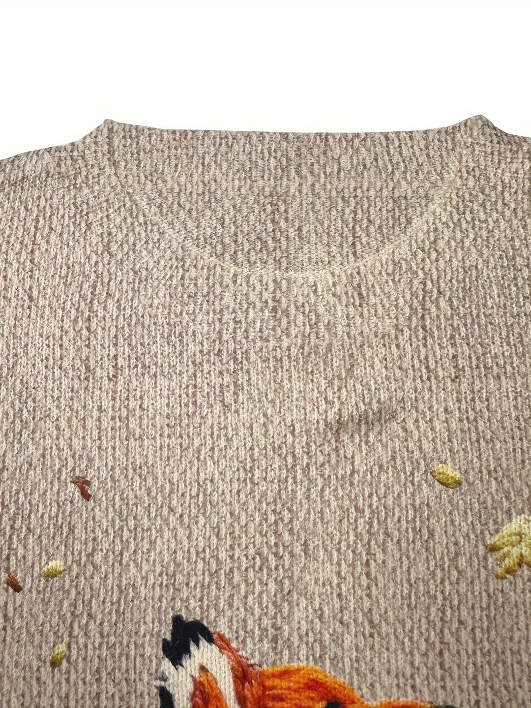 EB | Trendy Fuchs Druck Pullover