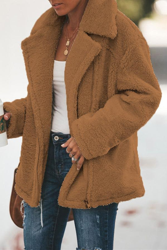 EB | Trendy Jacke mit Stehkragen und Reißverschluss