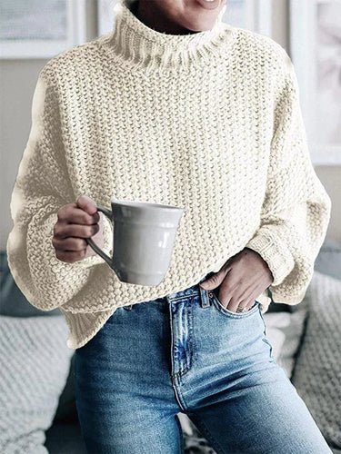 EB | Trendy Gestrickter Damenpullover