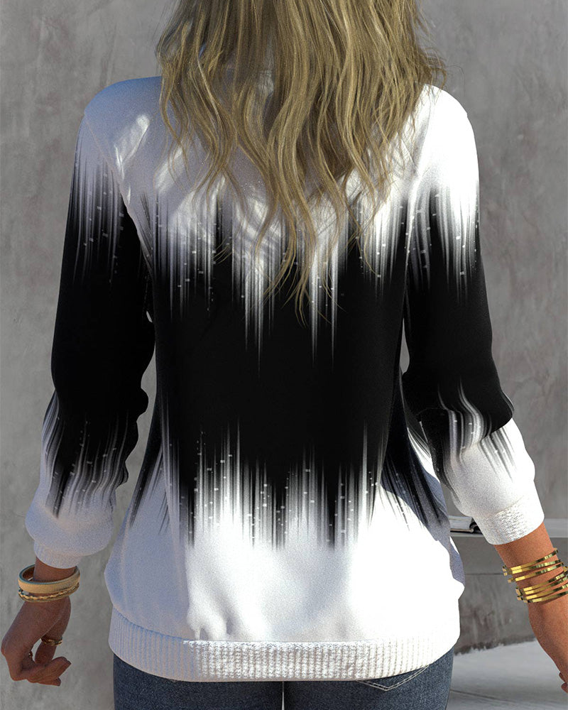 EB | Trendy Damen Zipkragenpullover