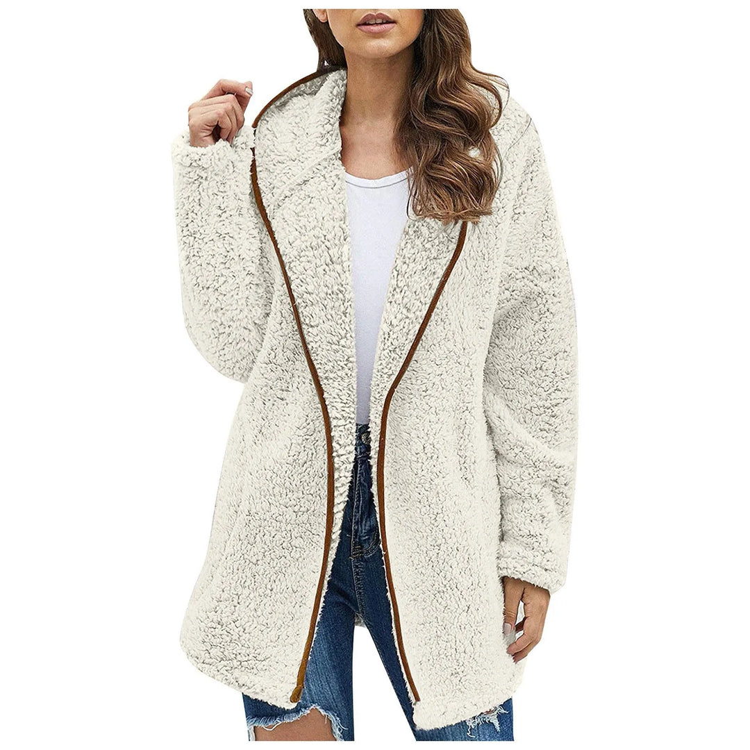 EB | Trendy Lange Fleecejacke für Damen