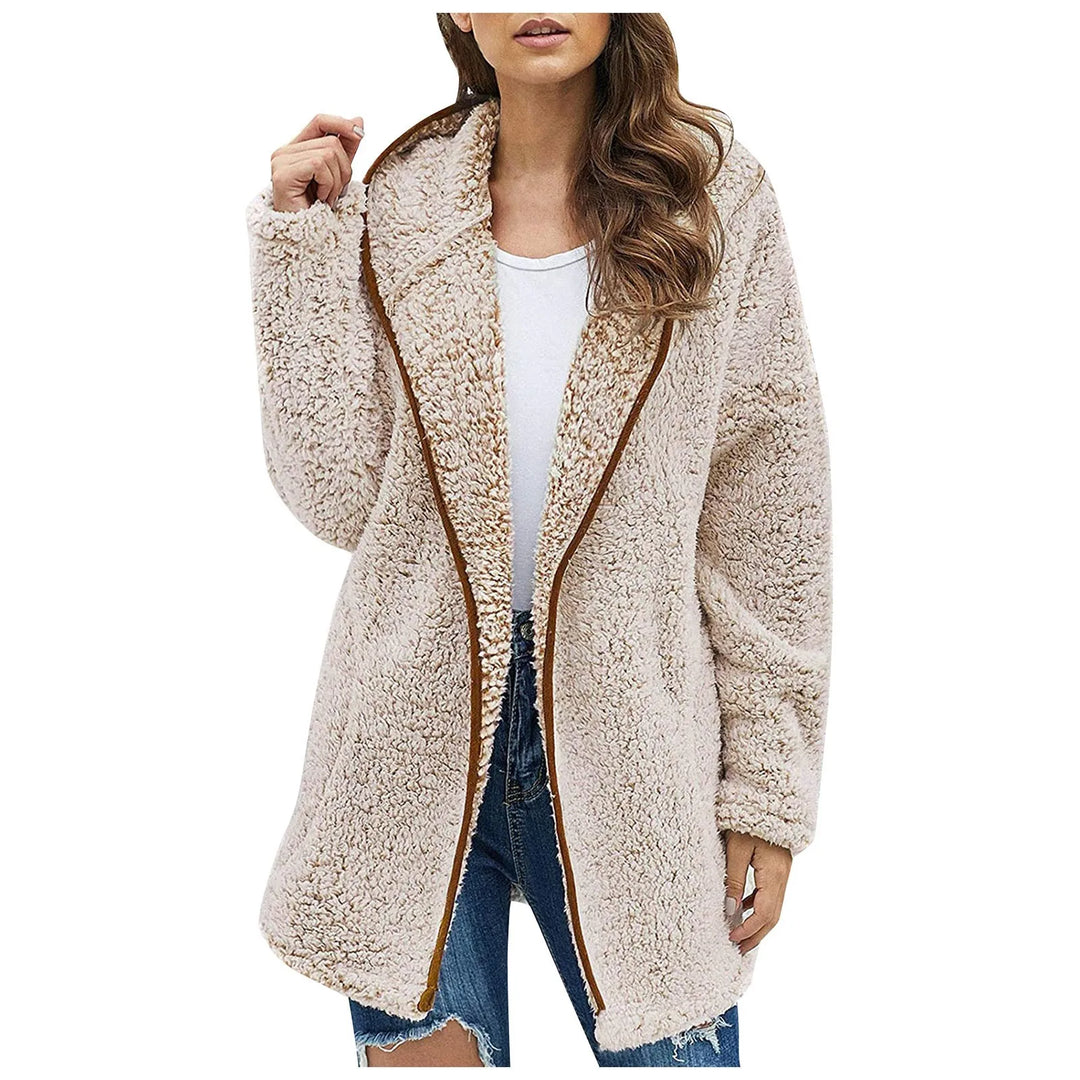 EB | Trendy Lange Fleecejacke für Damen