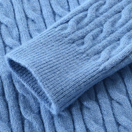 EB | Trendy Herrenpullover mit Stehkragen