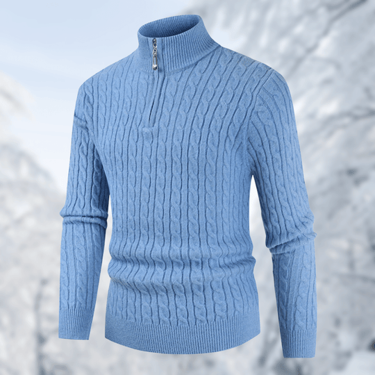 EB | Trendy Herrenpullover mit Stehkragen