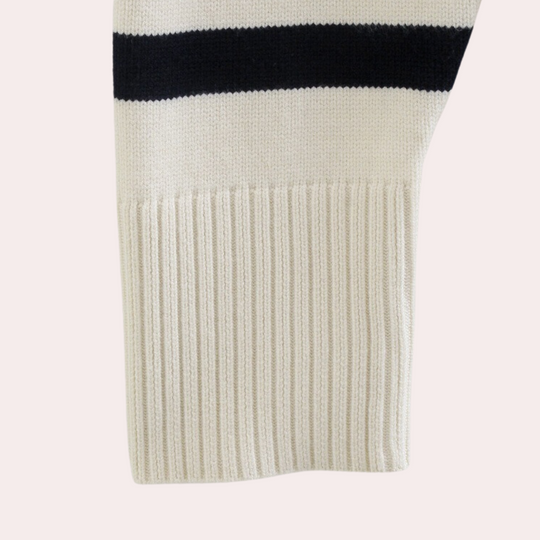 EB | Trendy Oversized Gestreifter Damenpullover