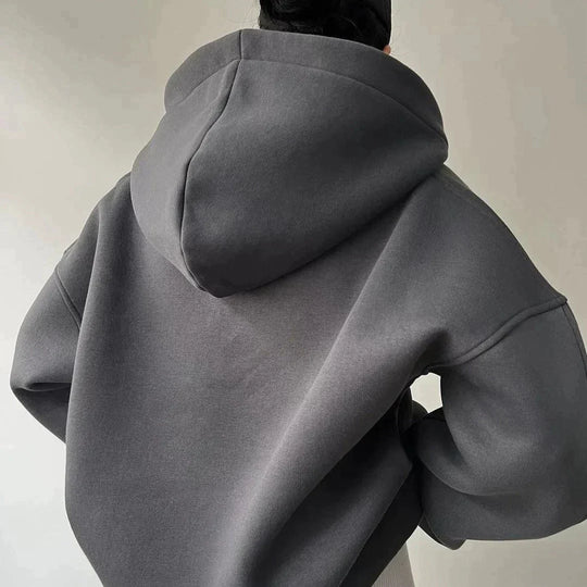 EB | Trendy Oversized Damen Hoodie mit Kapuze