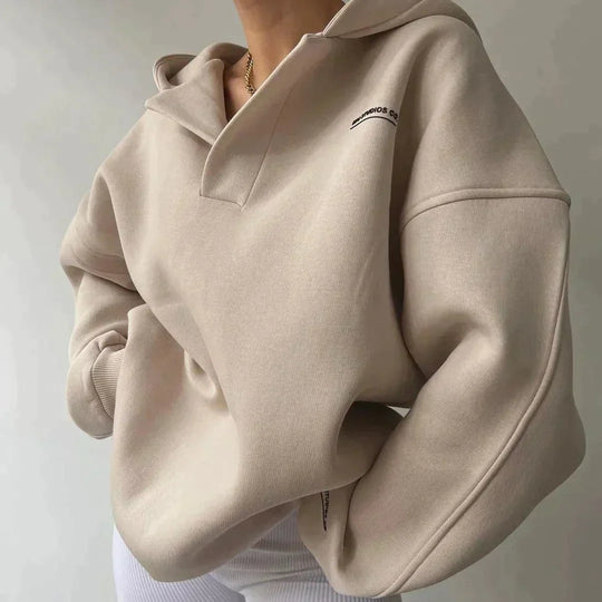 EB | Trendy Oversized Damen Hoodie mit Kapuze