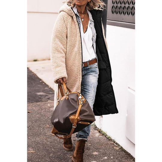EB | Trendy Wende Damen Wintermantel