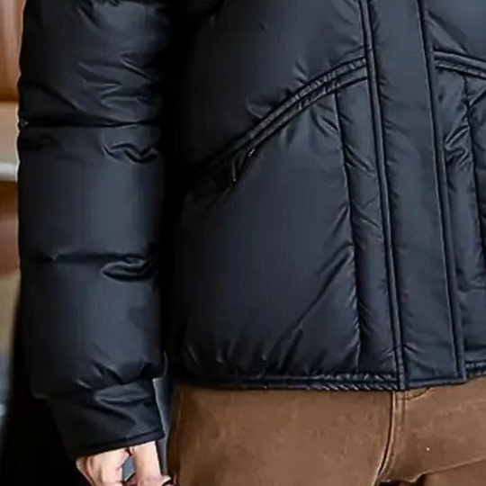 EB | Damen Pufferjacke mit Hohem Kragen - Reißverschluss