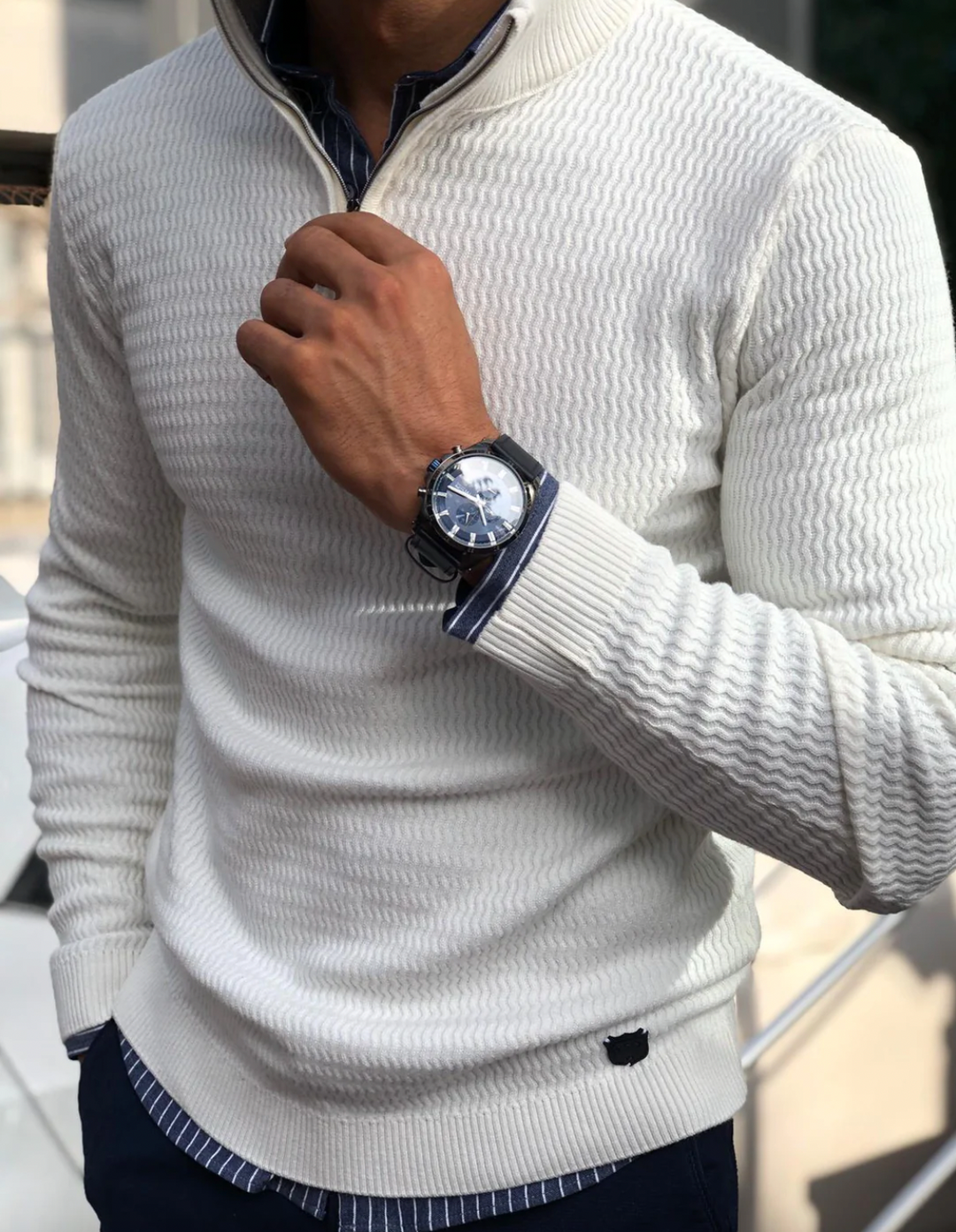 EB | Trendy Zip-Pullover