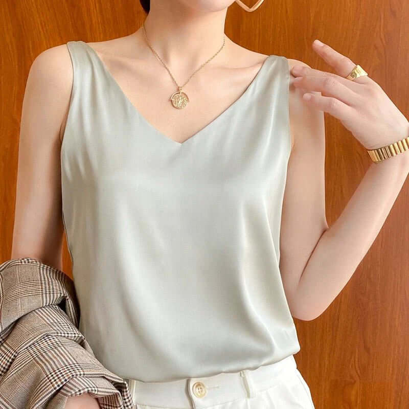 EB | Seidig Weiches Tanktop für Frauen