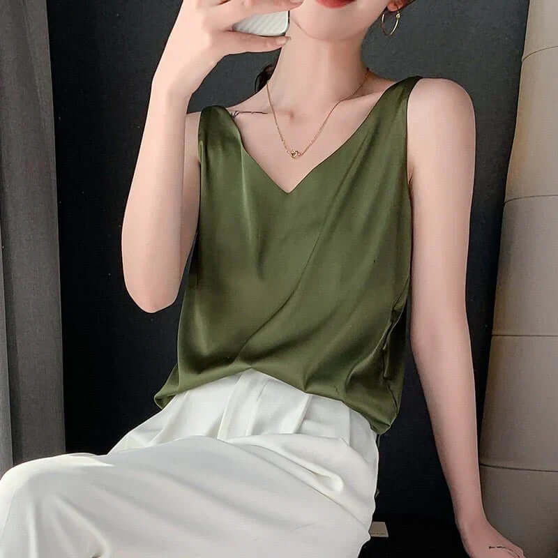 EB | Seidig Weiches Tanktop für Frauen