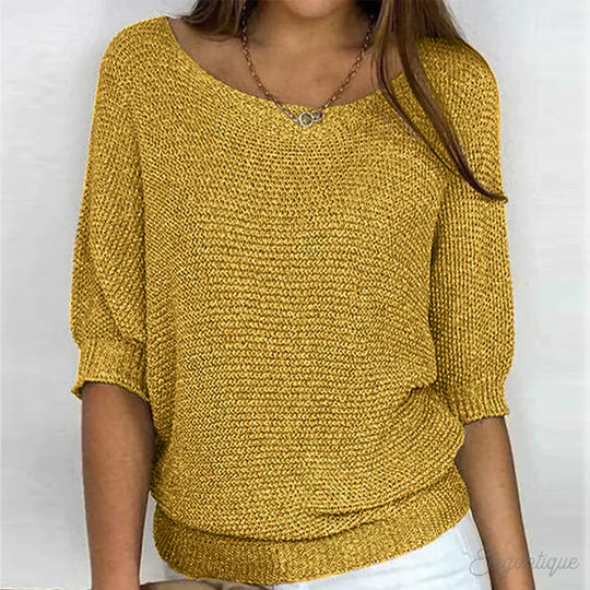 EB | Übergroßer Strickpullover
