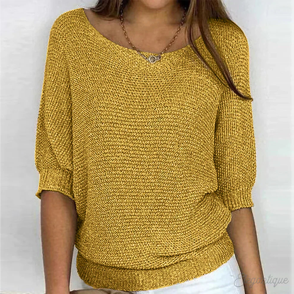 EB | Schlichter Eleganter Pullover für Alltag und Büro