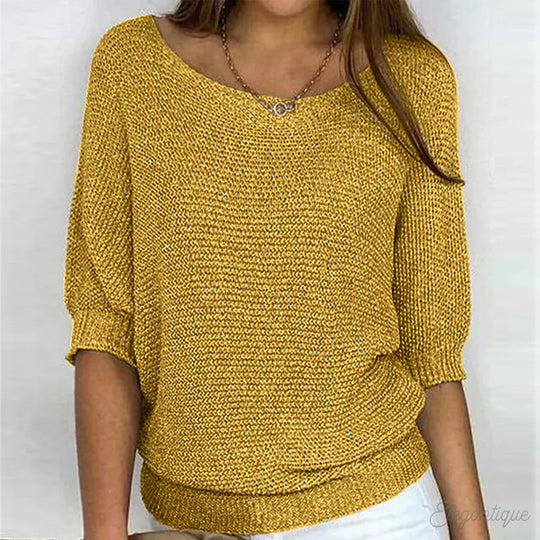 EB | Schlichter Eleganter Pullover für Alltag und Büro