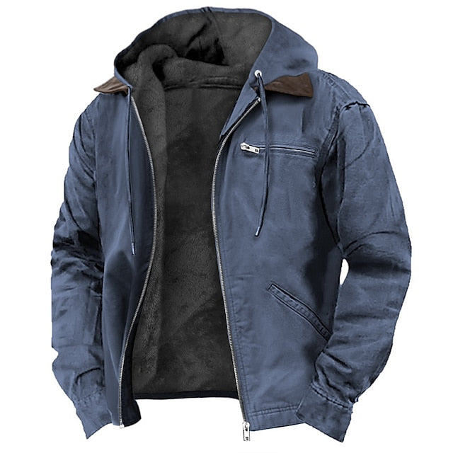 Funktionale Wasserdichte Outdoor Winterparka Jacke Mit Kapuze Polyester | EB