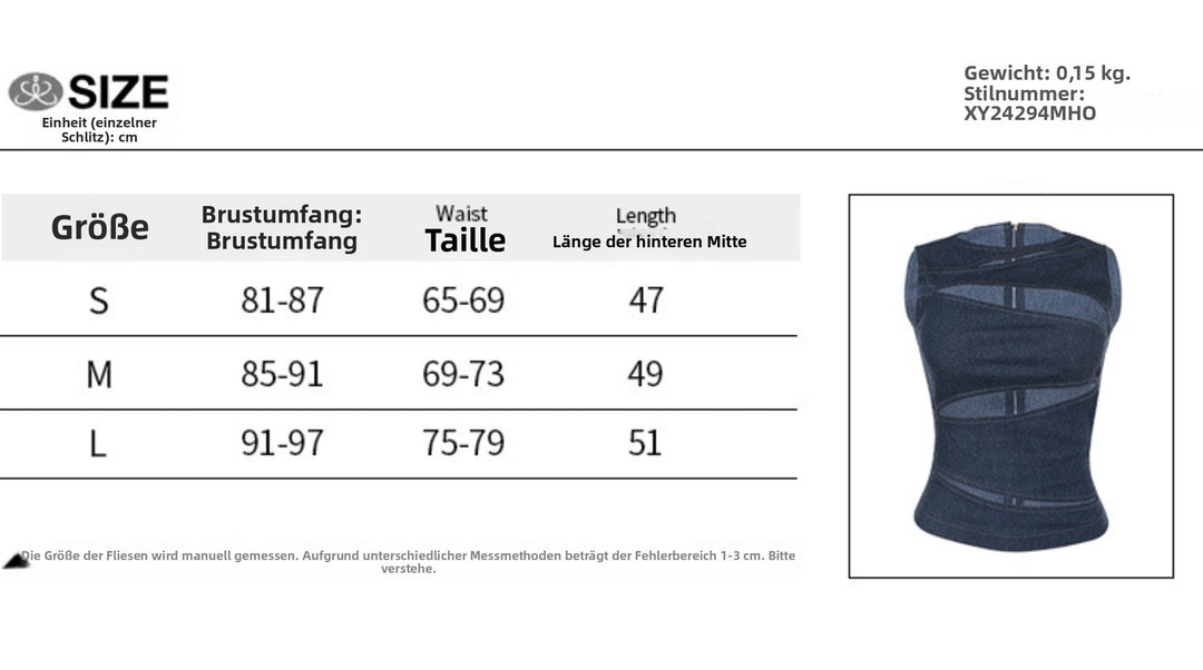 EB | Top aus Jeansweste