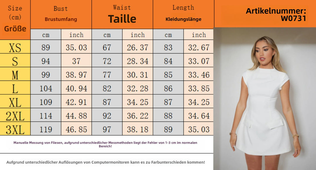 EB | Taillenkleid im Taschendesign