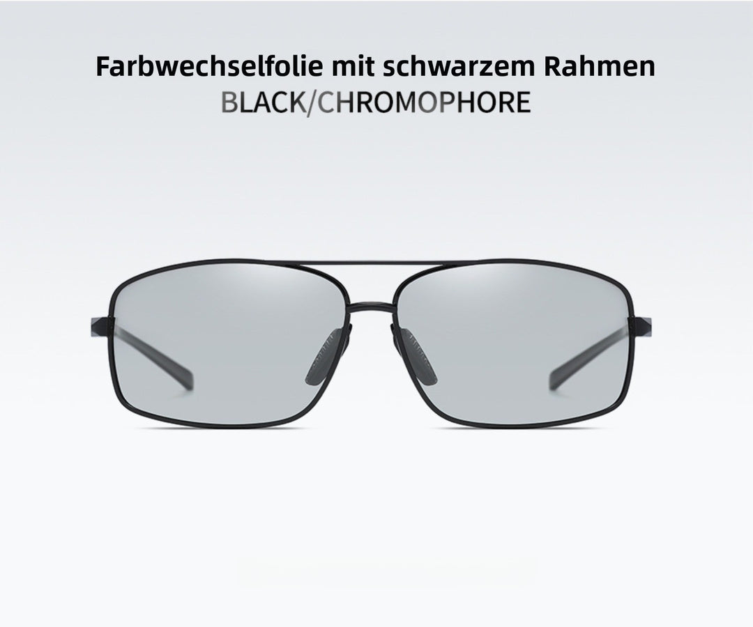 EB | Vintage Square Aluminium Magnesium Polarisierte Sonnenbrille