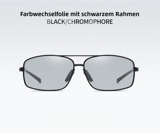 EB | Vintage Square Aluminium Magnesium Polarisierte Sonnenbrille