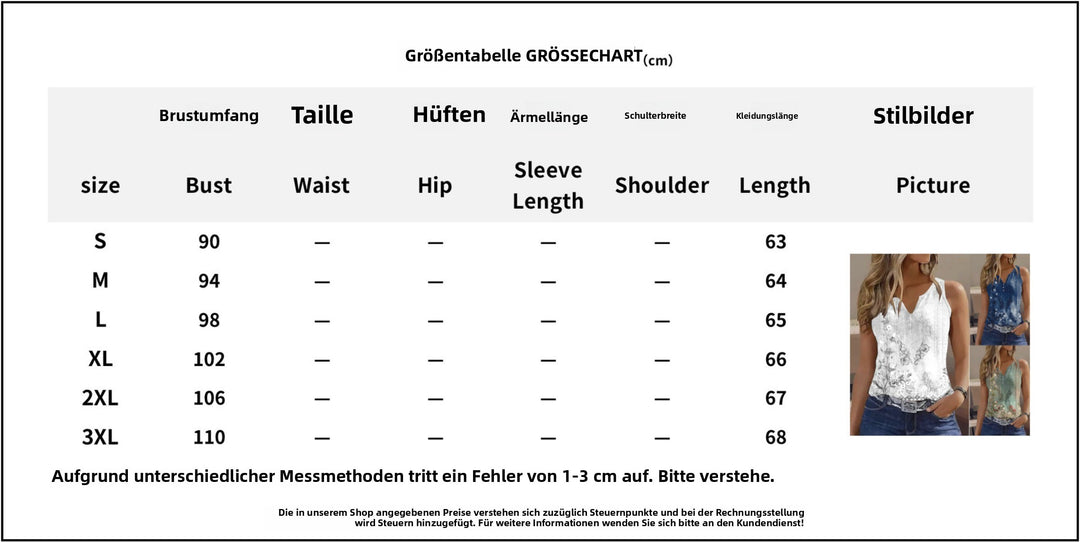 EB | Bedrucktes T-Shirt mit Knöpfen