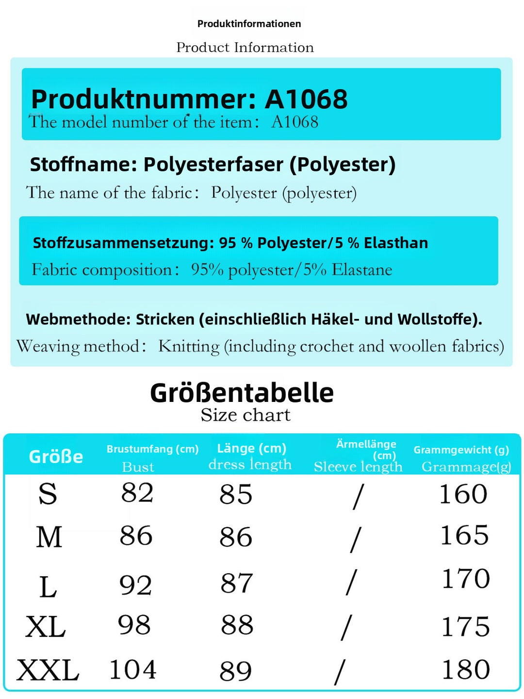 EB | Bestickter A-förmiger Rock
