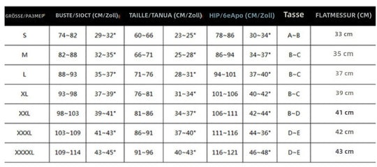 EB | Großer Badeanzug mit Rüschendruck und hoher Taille