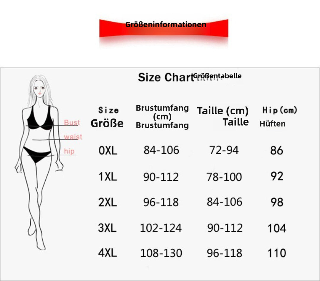 EB | Großer einteiliger Bikini mit Leopardenmuster