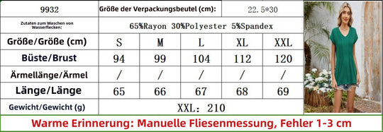 EB | Gestreiftes T-Shirt mit V-Ausschnitt