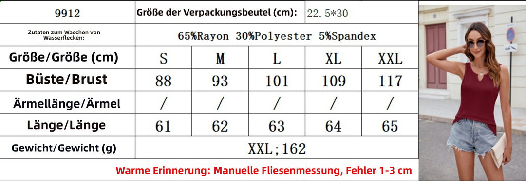EB | Einfarbiges T-Shirt mit V-Ausschnitt