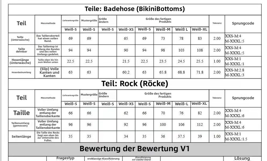 EB | Split Badeanzug Hüftrock
