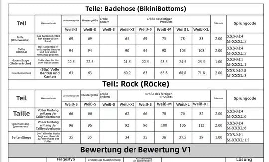 EB | Split Badeanzug Hüftrock
