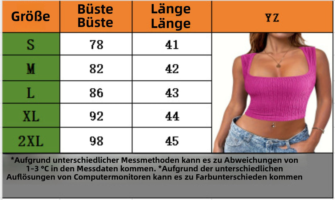 EB | Modeweste mit quadratischem Kragen
