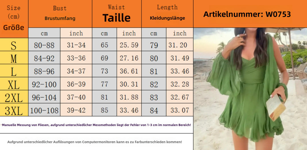 EB | Langärmeliges Neckholder-Kleid aus Mesh