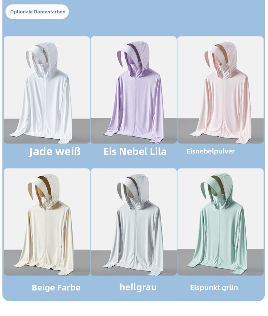 EB | Ultradünne, atmungsaktive, lockere Sonnenschutzkleidung