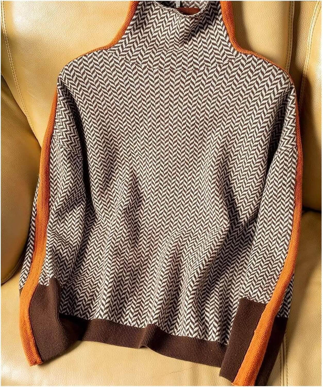 EB | Damen Rollkragenpullover Aus Weichem Strick