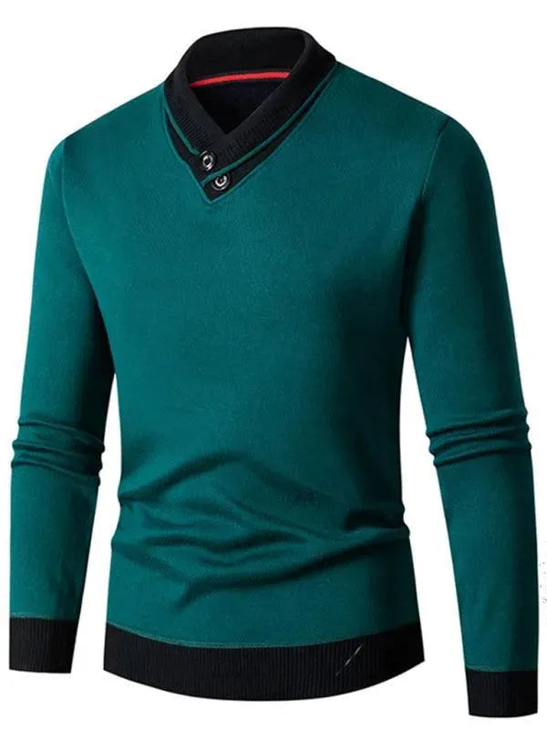 EB | Slim Fit V-Ausschnitt Herren Pullover