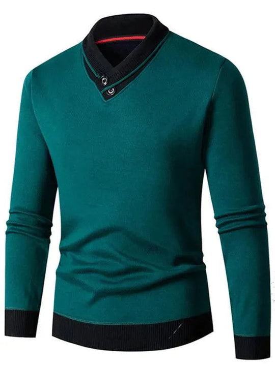 EB | Slim Fit V-Ausschnitt Herren Pullover