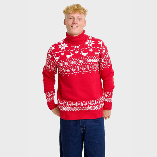 EB | Der Grönland Weihnachten Rollkragenpullover Herren