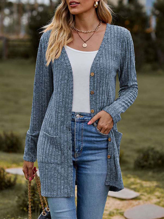 EB | Modische Strickjacke für Frauen mit Taschen