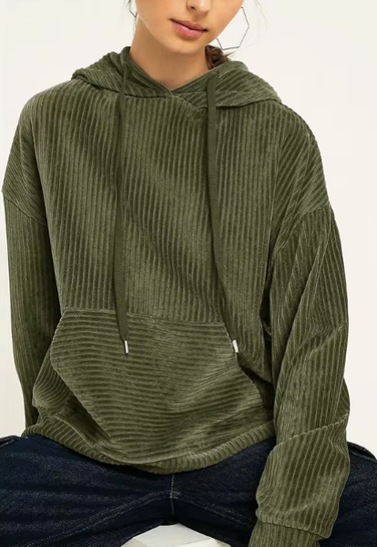 EB | Hoodie - Unisex Herbst Kord Sweatshirt