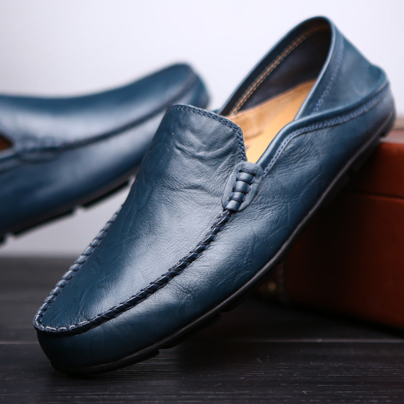 Herren-Loafer aus echtem Leder EB