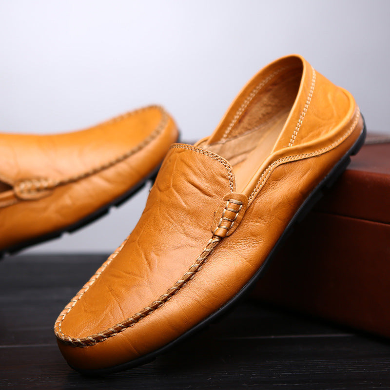 Herren-Loafer aus echtem Leder EB