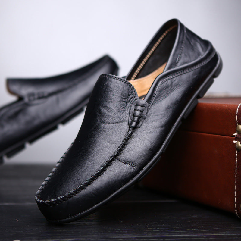 Herren-Loafer aus echtem Leder EB