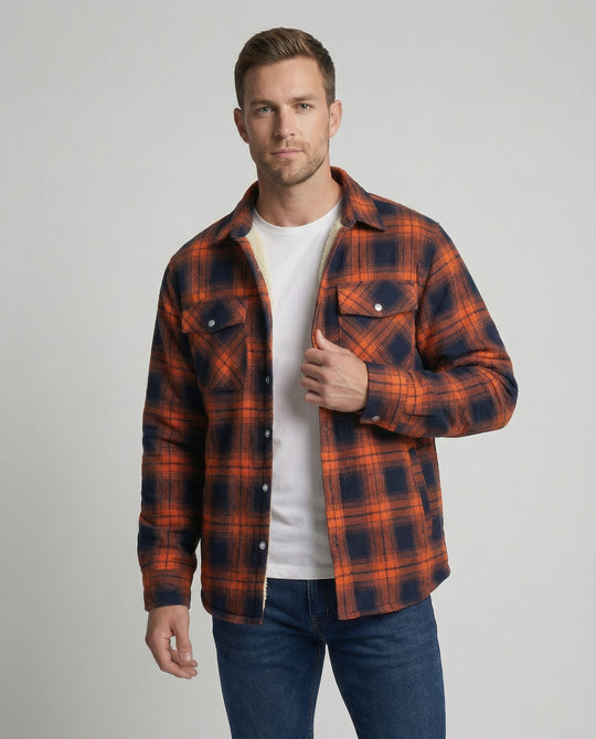 EB | Karierte Jack mit Fleece-Futter
