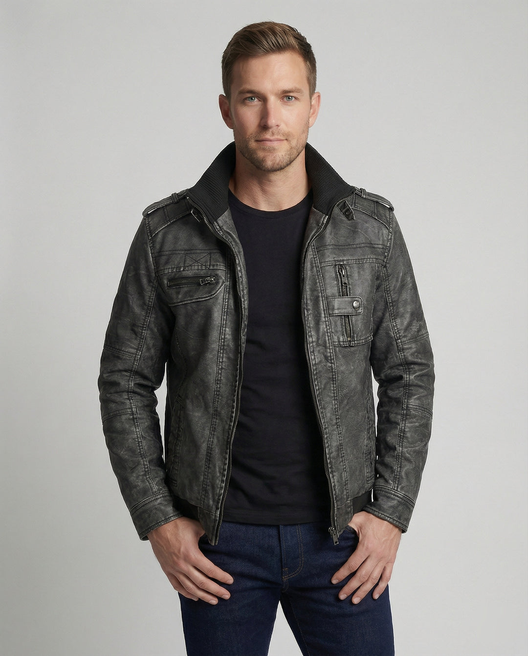 EB | Schwarz Kurzjacke – Thomas