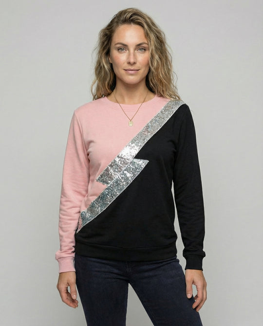 EB | Sweatshirt Diagonal Streifen Detail