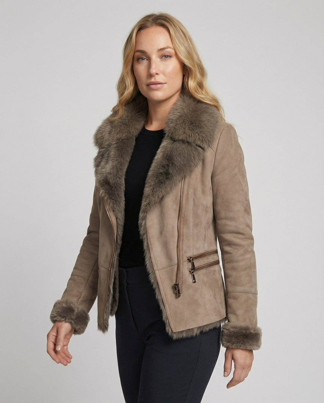EB | Winterjacke mit Elegantem Kragen für Den Winter
