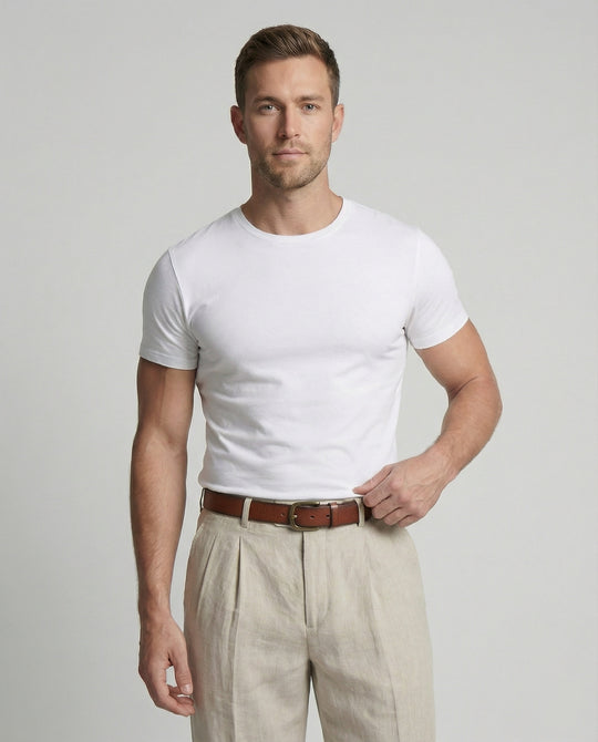 Herren elegante und bequeme Leinenhose EB