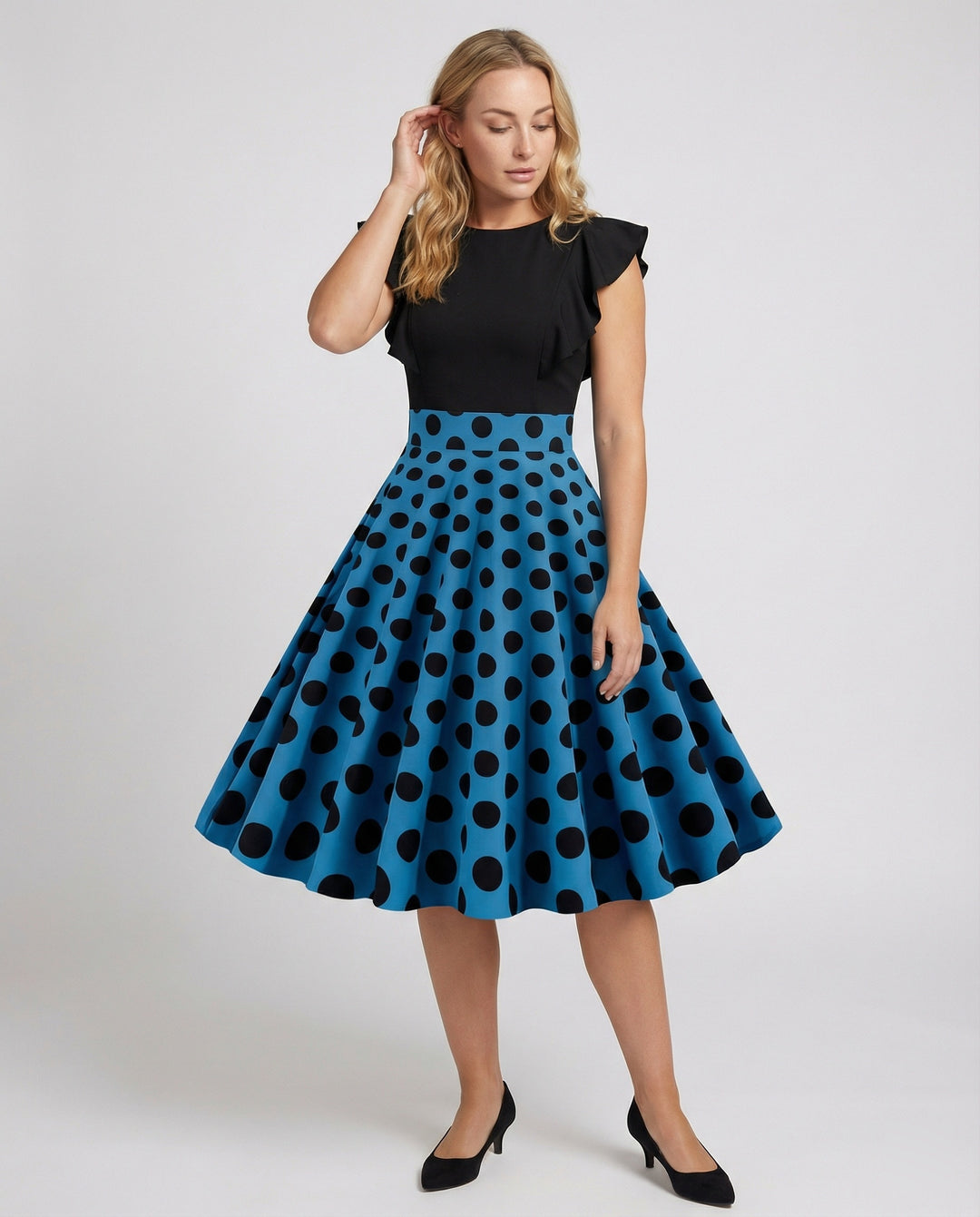 EB | Rockabilly-Kleid Ohne Ärmel